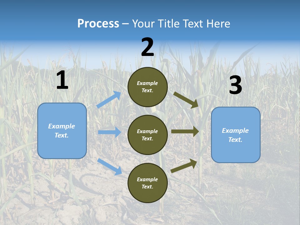 Agriculture Farming Drought PowerPoint Template