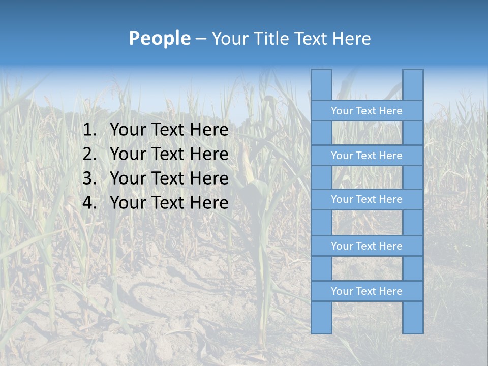 Agriculture Farming Drought PowerPoint Template