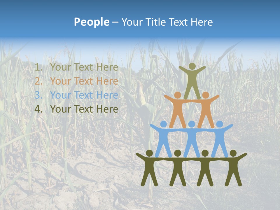 Agriculture Farming Drought PowerPoint Template