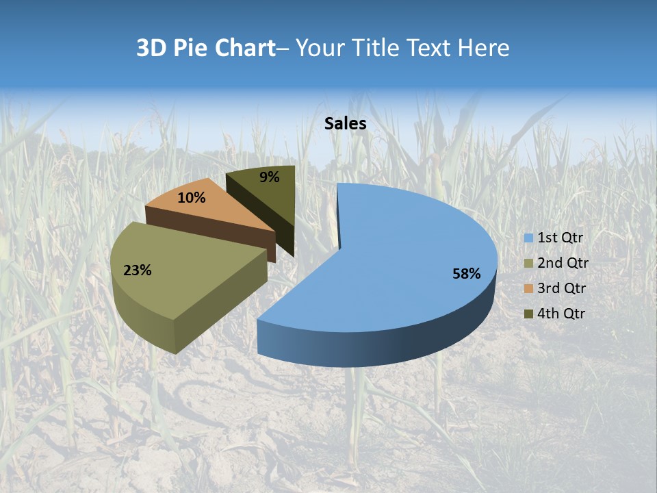 Agriculture Farming Drought PowerPoint Template