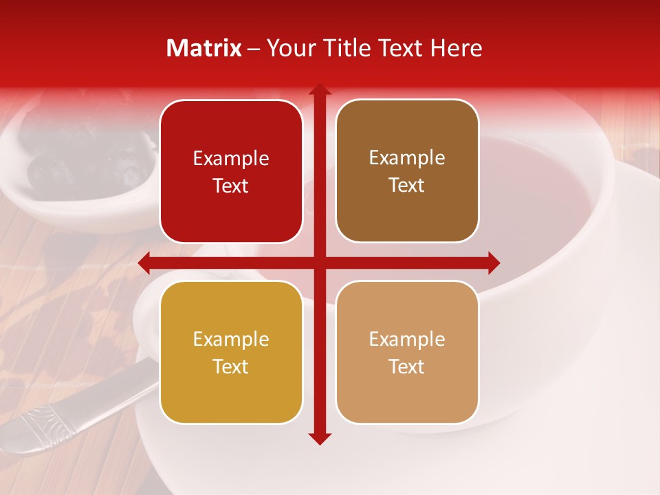 Tea Organic Dish PowerPoint Template