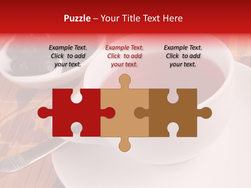 Tea Organic Dish PowerPoint Template