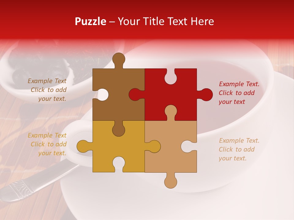 Tea Organic Dish PowerPoint Template