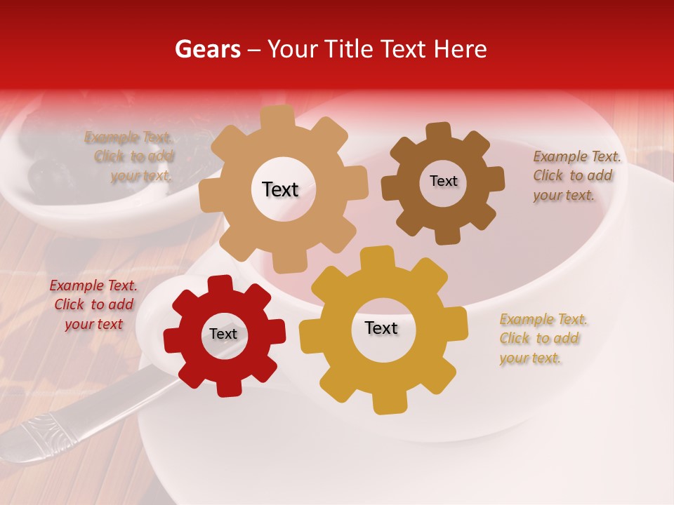 Tea Organic Dish PowerPoint Template