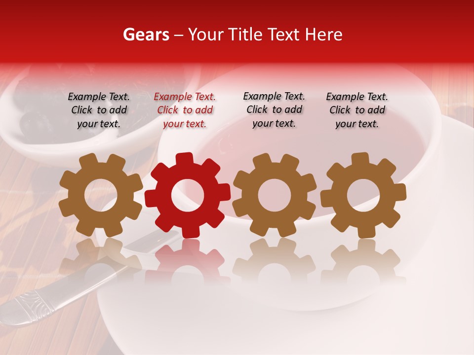 Tea Organic Dish PowerPoint Template