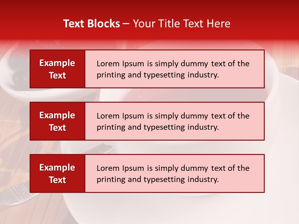 Tea Organic Dish PowerPoint Template