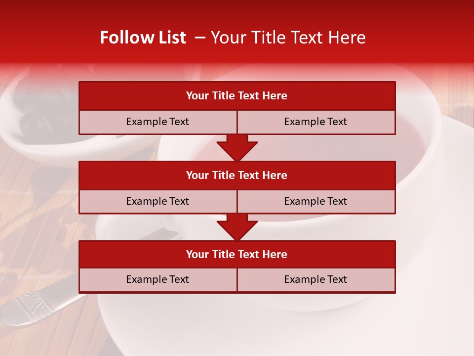 Tea Organic Dish PowerPoint Template