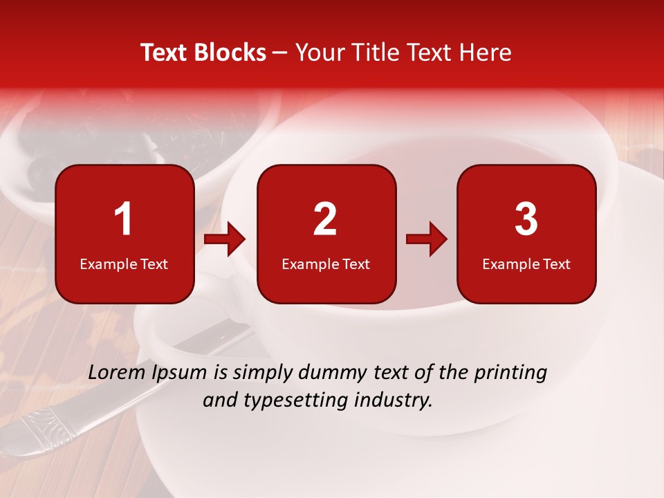 Tea Organic Dish PowerPoint Template