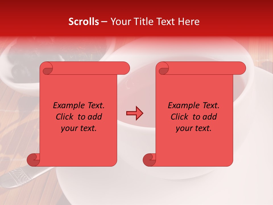Tea Organic Dish PowerPoint Template