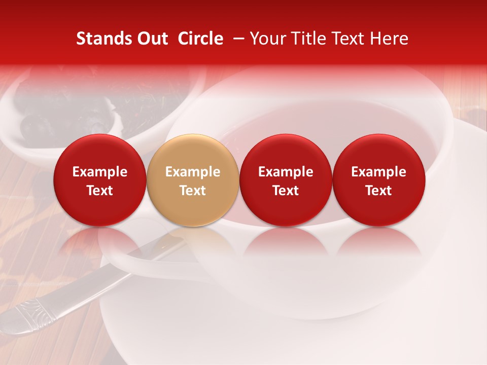 Tea Organic Dish PowerPoint Template