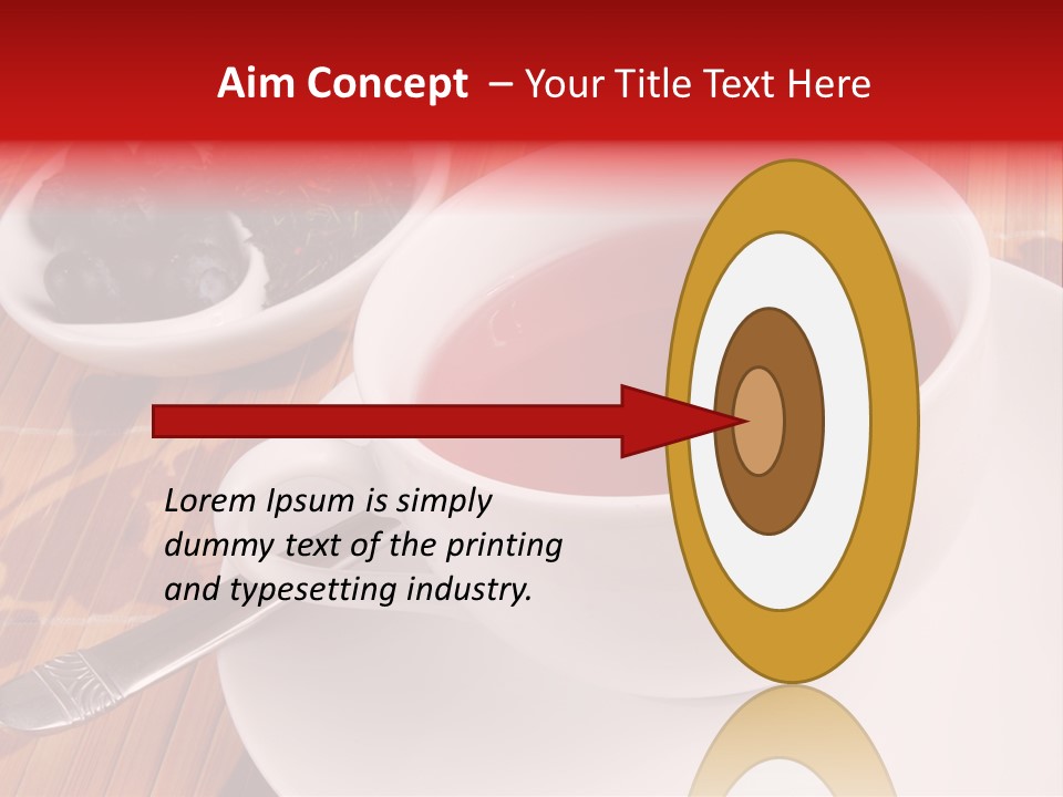 Tea Organic Dish PowerPoint Template