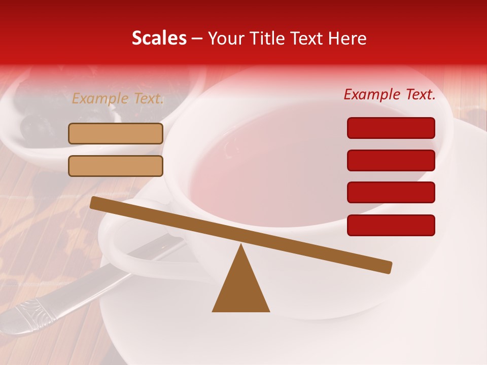 Tea Organic Dish PowerPoint Template