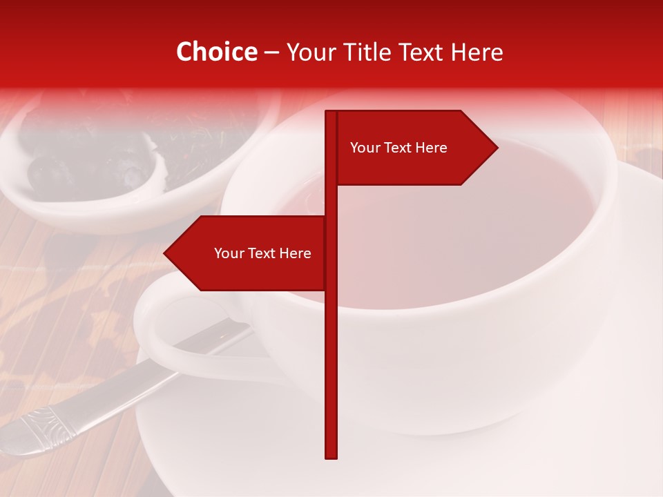 Tea Organic Dish PowerPoint Template