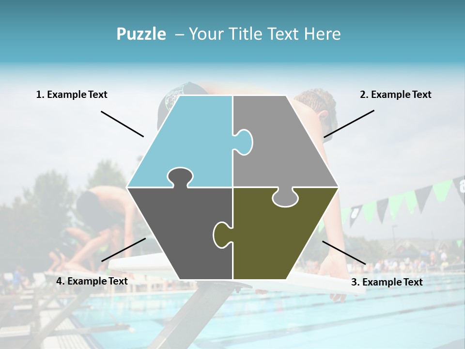 Fitness Activity Aquatics PowerPoint Template