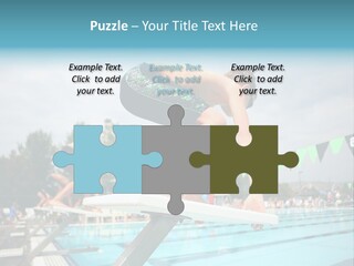 Fitness Activity Aquatics PowerPoint Template