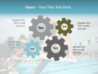 Fitness Activity Aquatics PowerPoint Template