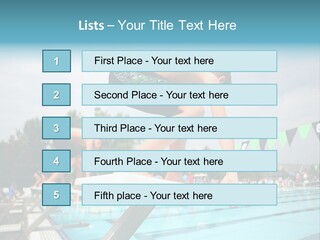 Fitness Activity Aquatics PowerPoint Template