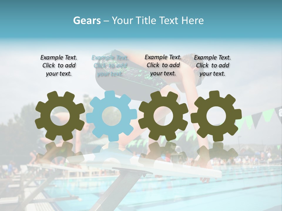 Fitness Activity Aquatics PowerPoint Template