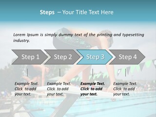 Fitness Activity Aquatics PowerPoint Template