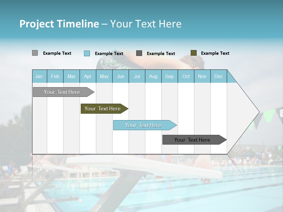 Fitness Activity Aquatics PowerPoint Template