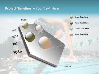 Fitness Activity Aquatics PowerPoint Template