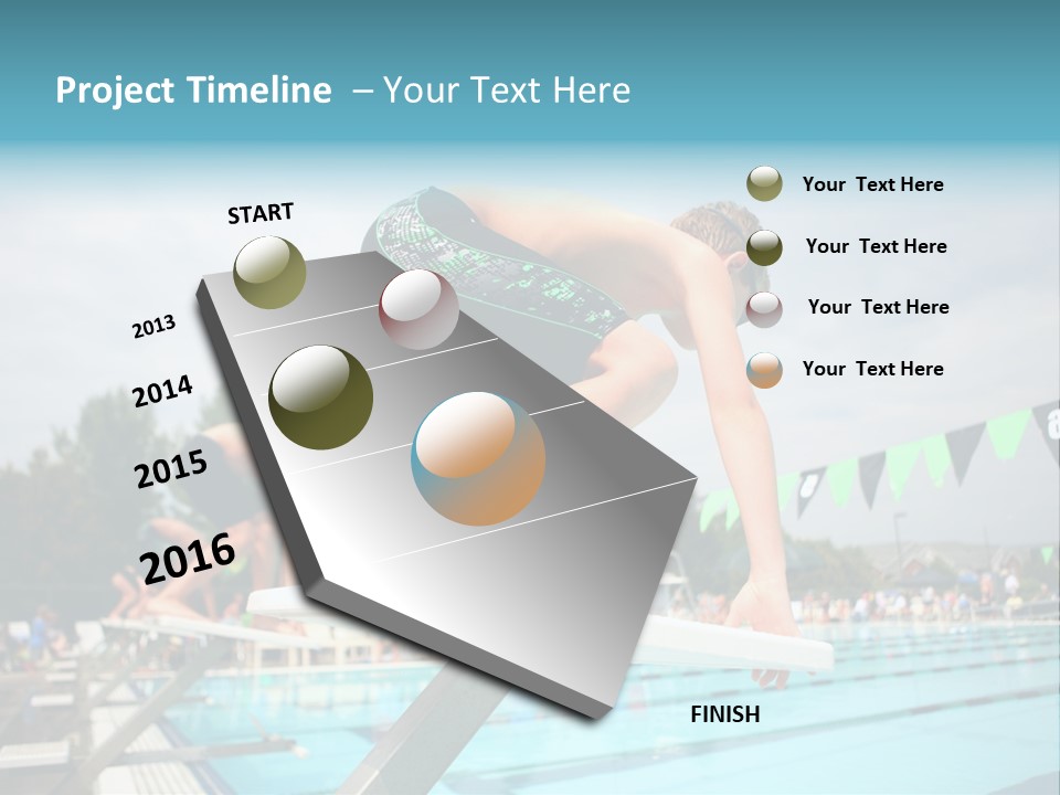 Fitness Activity Aquatics PowerPoint Template