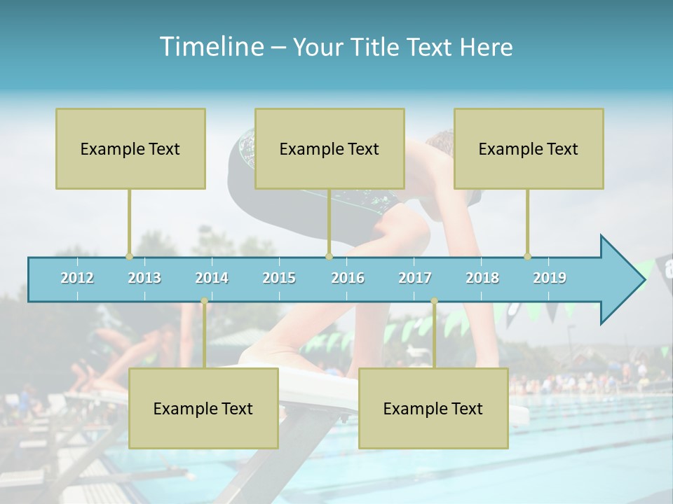 Fitness Activity Aquatics PowerPoint Template