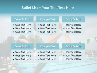 Fitness Activity Aquatics PowerPoint Template