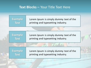 Fitness Activity Aquatics PowerPoint Template