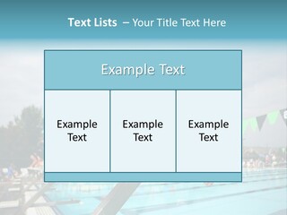 Fitness Activity Aquatics PowerPoint Template