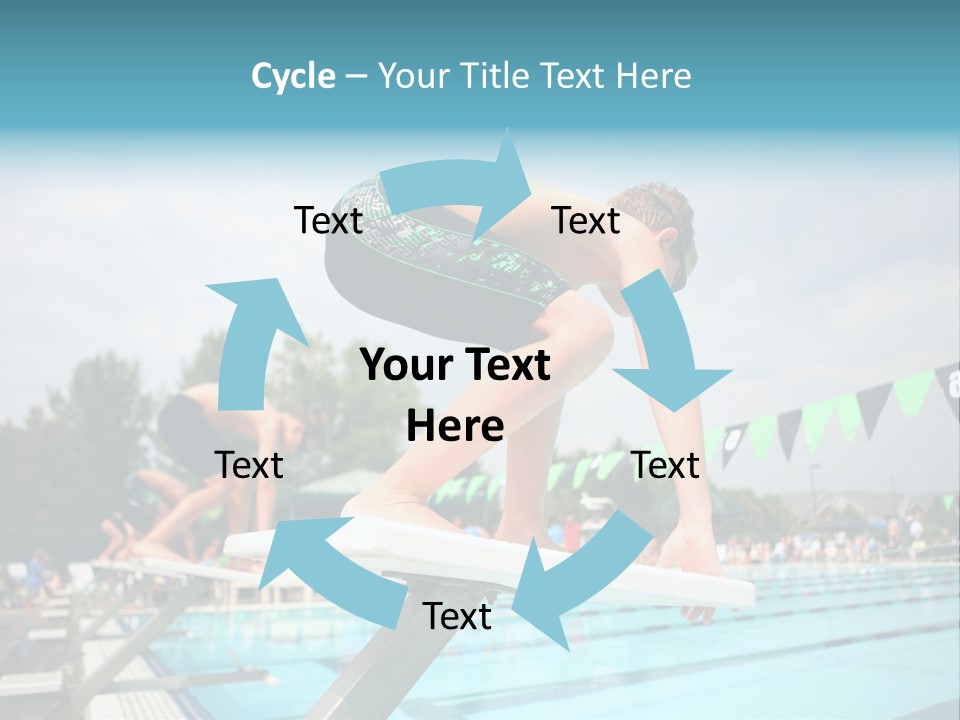 Fitness Activity Aquatics PowerPoint Template