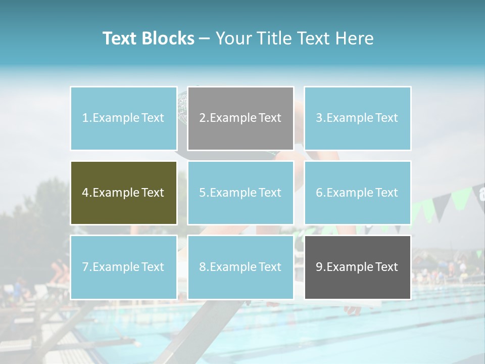Fitness Activity Aquatics PowerPoint Template