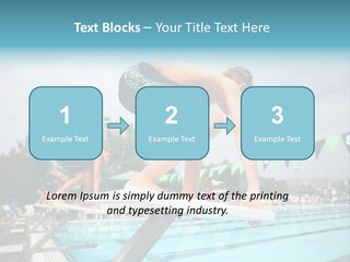 Fitness Activity Aquatics PowerPoint Template