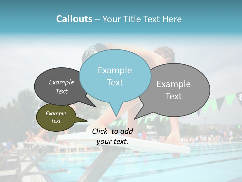 Fitness Activity Aquatics PowerPoint Template