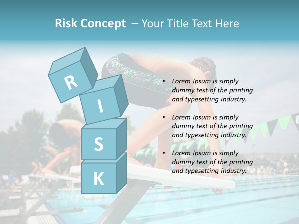 Fitness Activity Aquatics PowerPoint Template