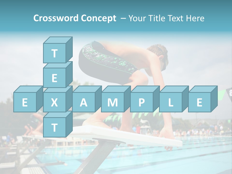 Fitness Activity Aquatics PowerPoint Template