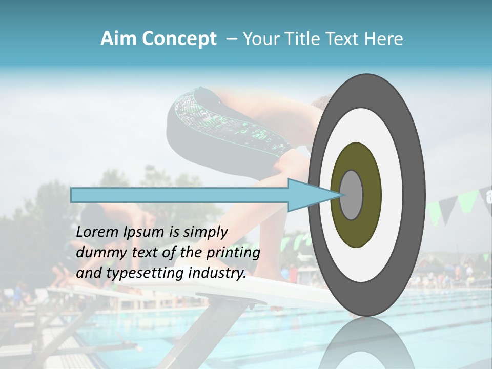 Fitness Activity Aquatics PowerPoint Template