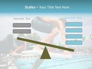 Fitness Activity Aquatics PowerPoint Template