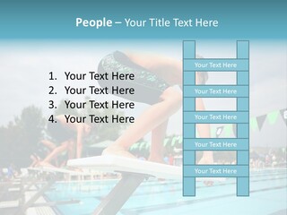 Fitness Activity Aquatics PowerPoint Template