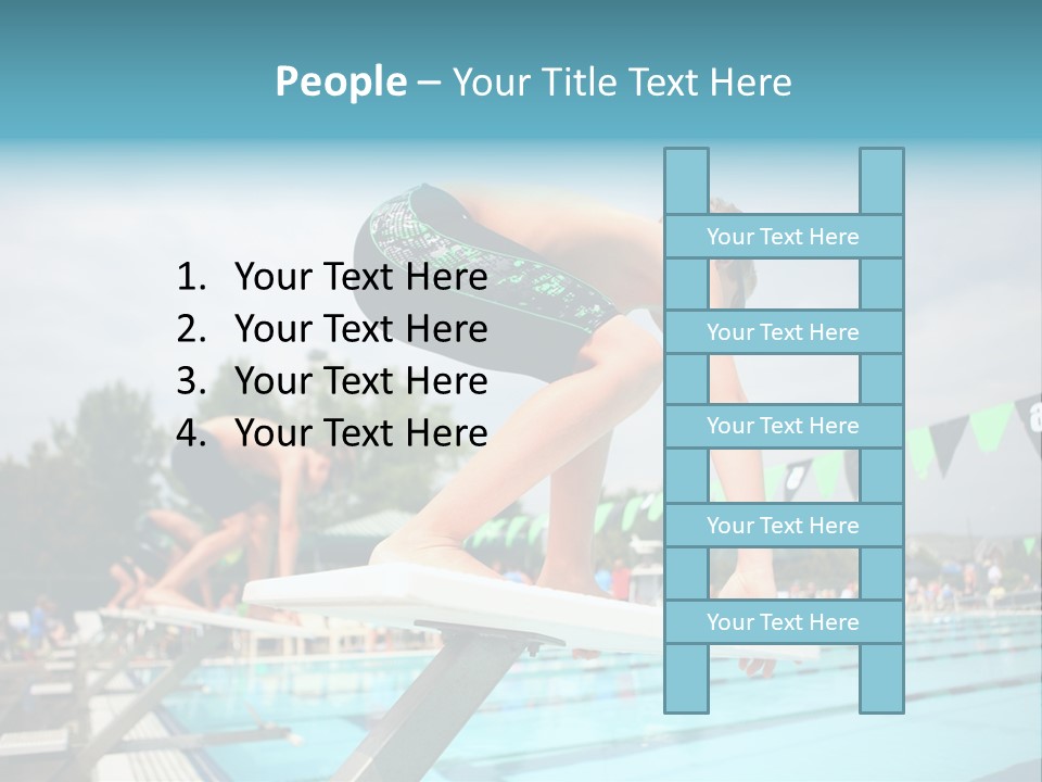 Fitness Activity Aquatics PowerPoint Template