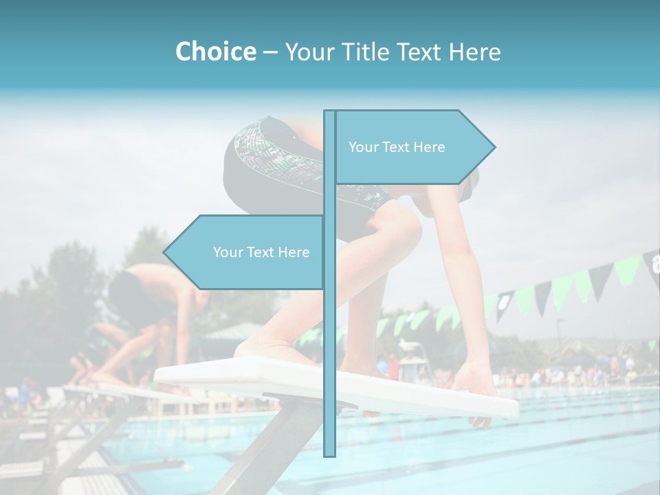 Fitness Activity Aquatics PowerPoint Template