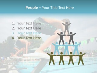 Fitness Activity Aquatics PowerPoint Template