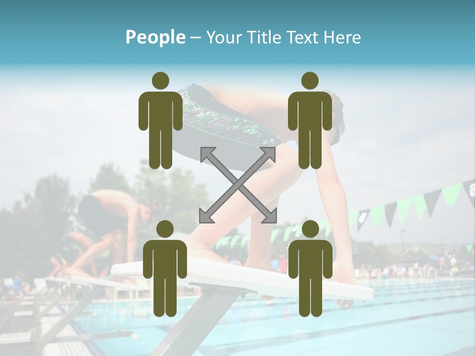 Fitness Activity Aquatics PowerPoint Template