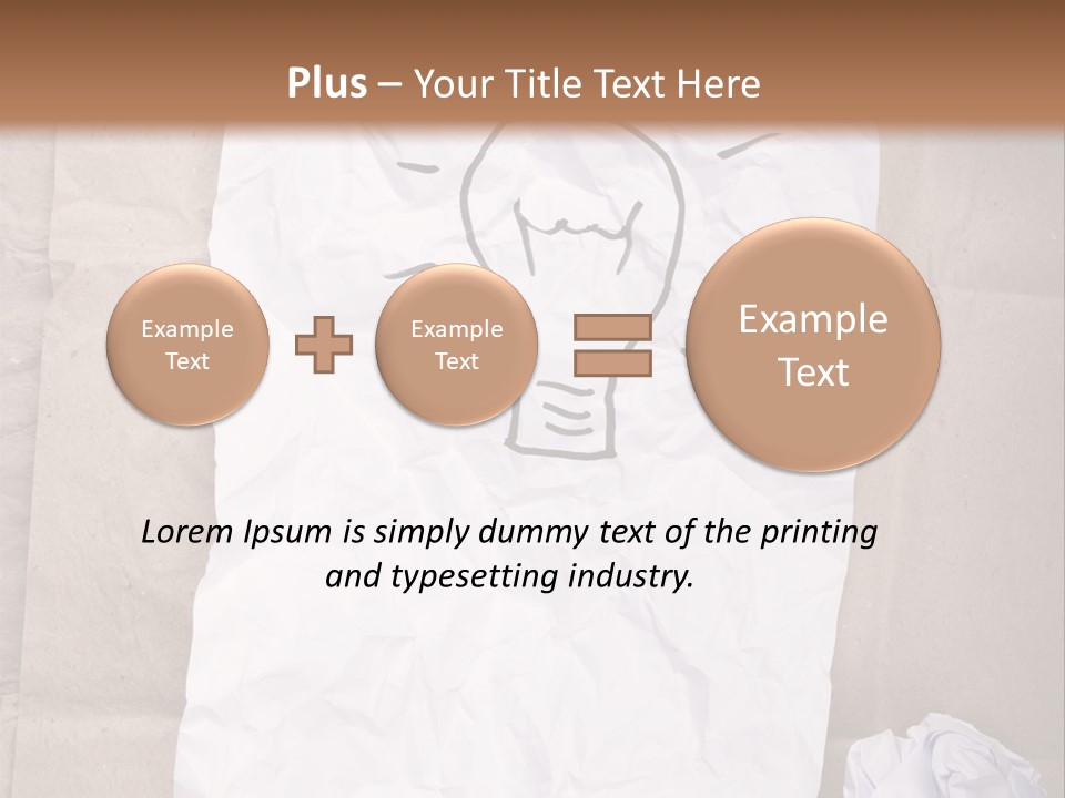 Smart Glowing Solution PowerPoint Template