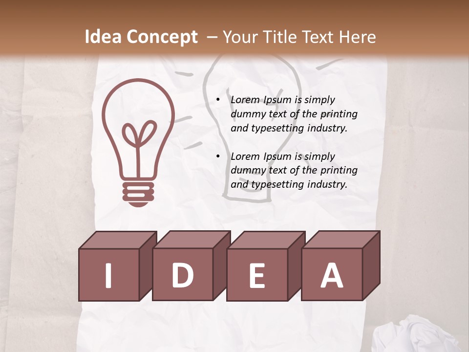 Smart Glowing Solution PowerPoint Template