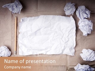 Color Writers Idea PowerPoint Template