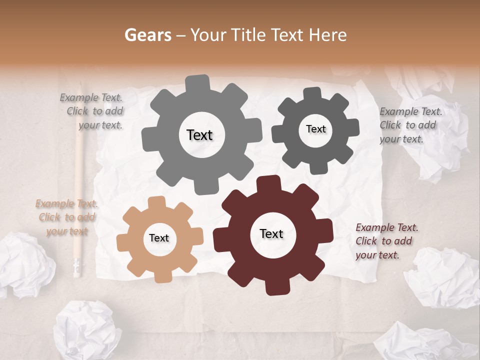 Color Writers Idea PowerPoint Template