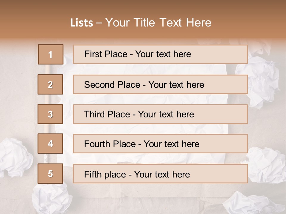 Color Writers Idea PowerPoint Template