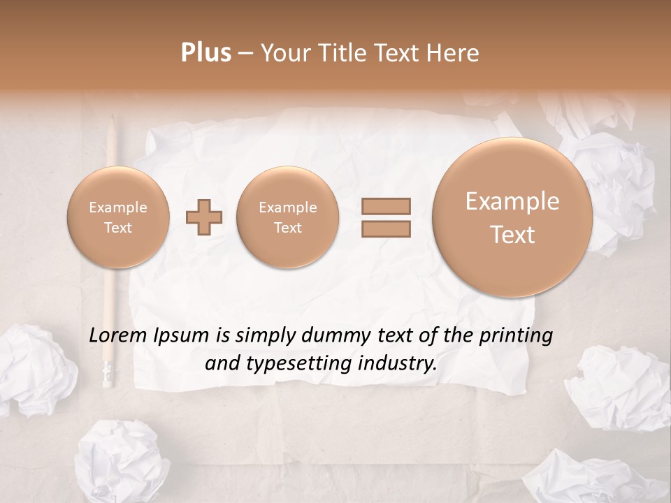 Color Writers Idea PowerPoint Template