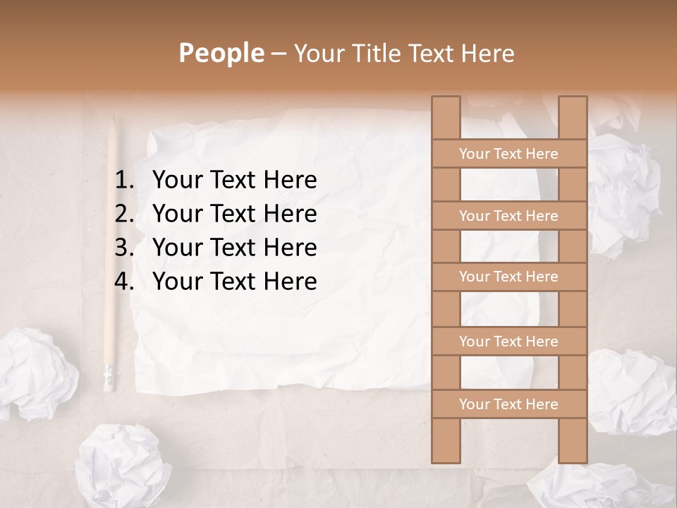 Color Writers Idea PowerPoint Template